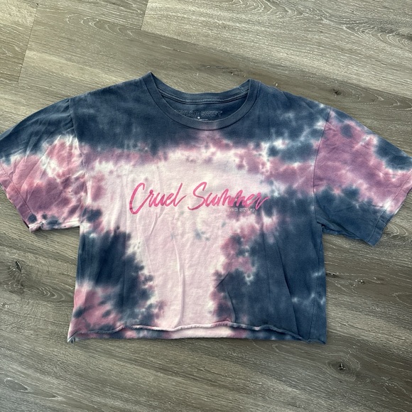 Taylor Swift Tie-Dye 'Cruel Summer' Crop Top - Picture 1 of 5